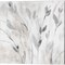 Gray Misty Leaves Square by Lanie Loreth 14" x 14" Canvas Wall Art (Set of 2)